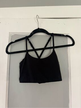girlfriend collective Black Thin-Strap Bralette